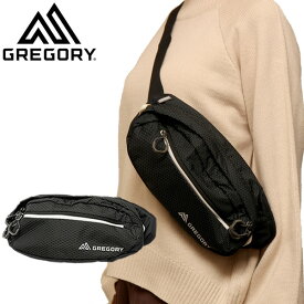 【楽天スーパーSALE】GREGORY グレゴリー ボディバッグ レディース メンズ ウエストバッグ ウエストポーチ 斜めがけバッグ 肩掛け ワンショルダー ユニセックス 鞄 bag シンプル ブラック 131467-0581