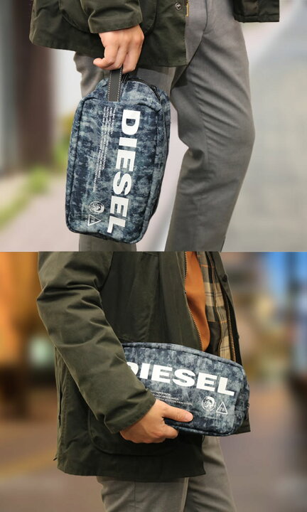 楽天市場】【DIESEL】 ディーゼル メンズ クラッチバッグ デニム 