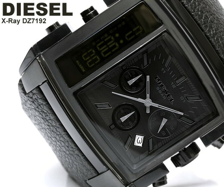 楽天市場】DIESEL ディーゼル メンズ 腕時計 デジアナ アナデジ クロノ 