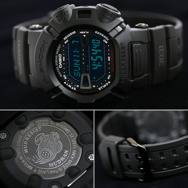 楽天市場】CASIO カシオ Gショック G-SHOCK 腕時計 G-9000MS-1 メン 