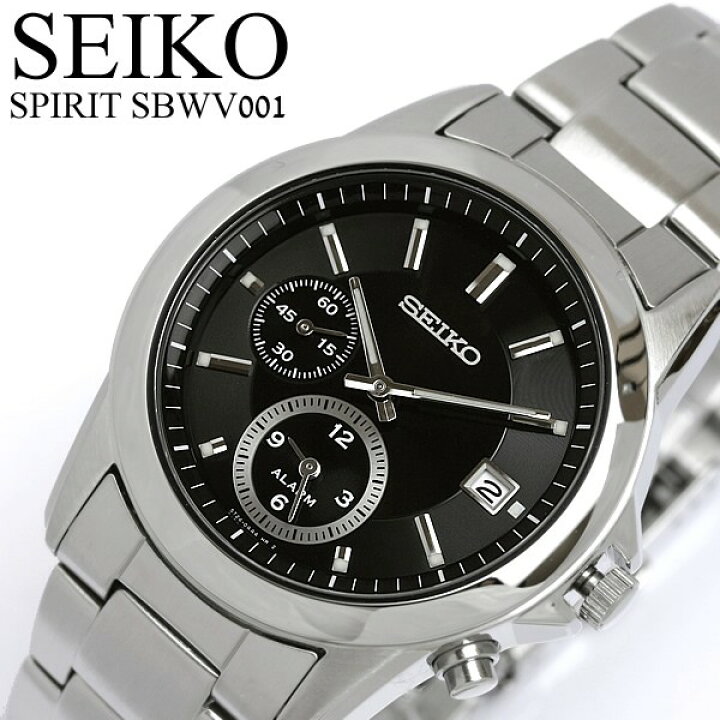 楽天市場】SEIKO SPIRIT セイコー スピリット アラーム 腕時計 SBWV001 