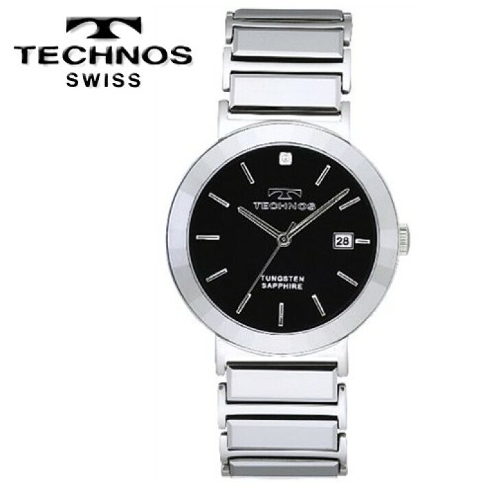 楽天市場】TECHNOS テクノス メンズ タングステン サファイアガラス 