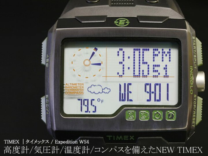 楽天市場】TIMEX 【タイメックス】WS4 腕時計 エクスペディション  