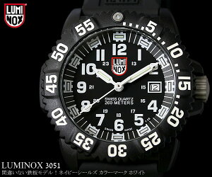 LUMINOX ���~�m�b�N�X �l�C�r�[�V�[���Y �J���[�}�[�N�V���[�Y �r���v �����Y �z���C�g 3051 LUMI-NOX ���łǂ��� �E�H�b�` M'ens �~���^���[�E�I�b�`�ysmtb-k�z�yky�z�yYDKG-k�z�yky�z