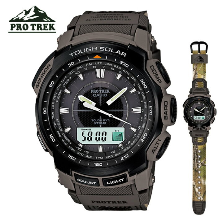 楽天市場】【カシオ・腕時計】プロトレック 電波ソーラー カシオ 電波  