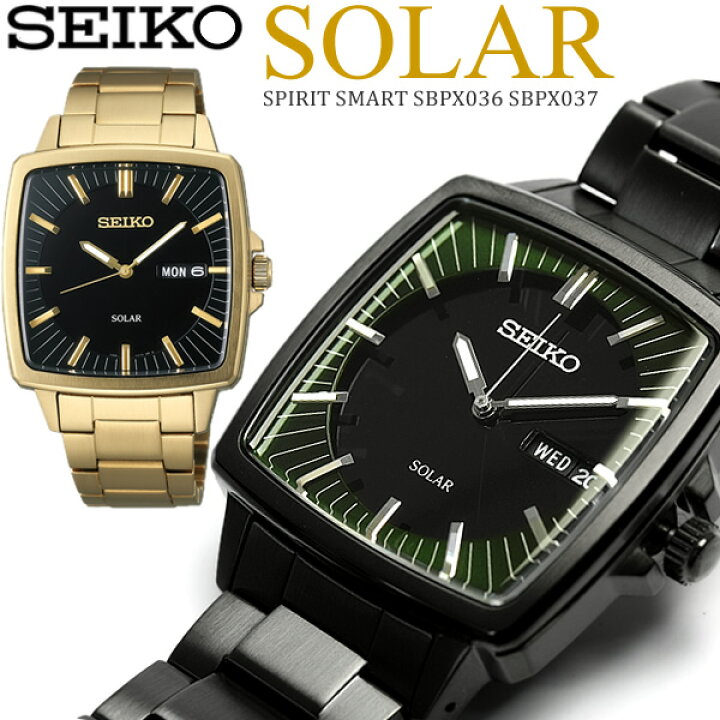 楽天市場 送料無料 セイコー 腕時計 セイコースピリット メンズ腕時計 ソーラー腕時計 Seiko Spirit ソーラー 腕時計 うでどけい Men S ウォッチ Sbpx037 Cameron