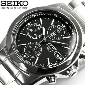 逆輸入 SEIKO セイコー クロノグラフ メンズ 腕時計 ウォッチ うでどけい Men's クロノ 海外モデル SND309