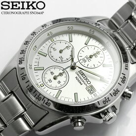 SEIKO セイコー 逆輸入 クロノグラフ メンズ 腕時計 ウォッチ うでどけい Men's クロノ 海外モデル 1/20秒高速測定モデル SND363