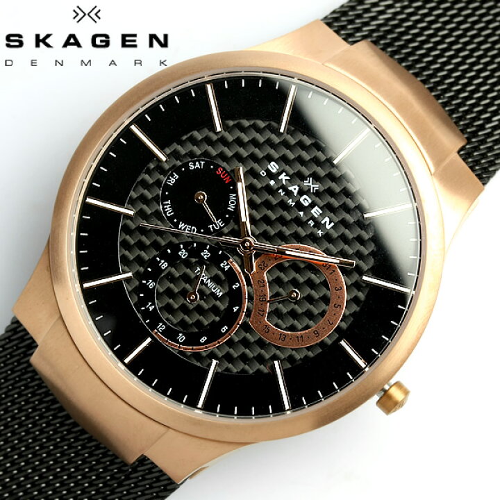 楽天市場】【スカーゲン SKAGEN】 腕時計 メンズ 809XLTRB スカーゲン 