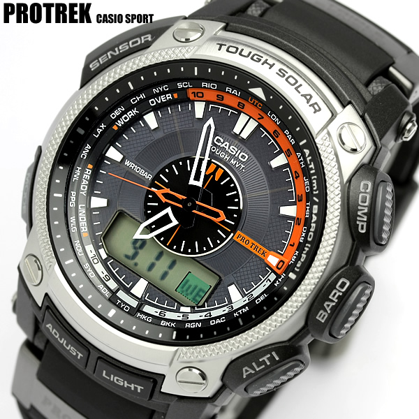 【カシオ・腕時計】プロトレック 電波ソーラー カシオ 電波 ソーラー CASIO PROTREK プロトレック 腕時計 メンズ カシオ 電波時計  PRW-5000-1 メンズ うでどけい MEN'S | CAMERON