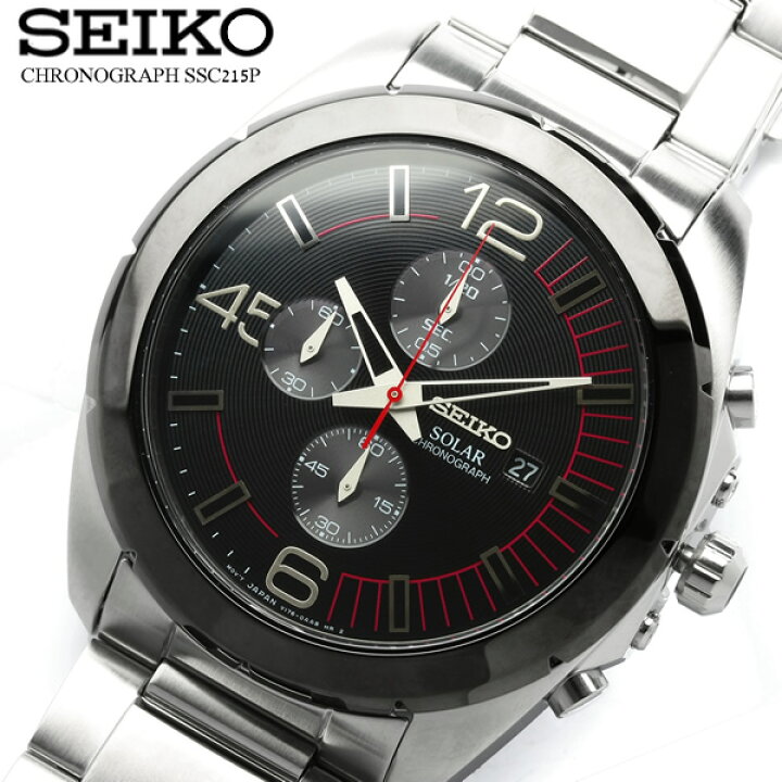 楽天市場】セイコー SEIKO 腕時計 メンズ クロノグラフ ソーラー 