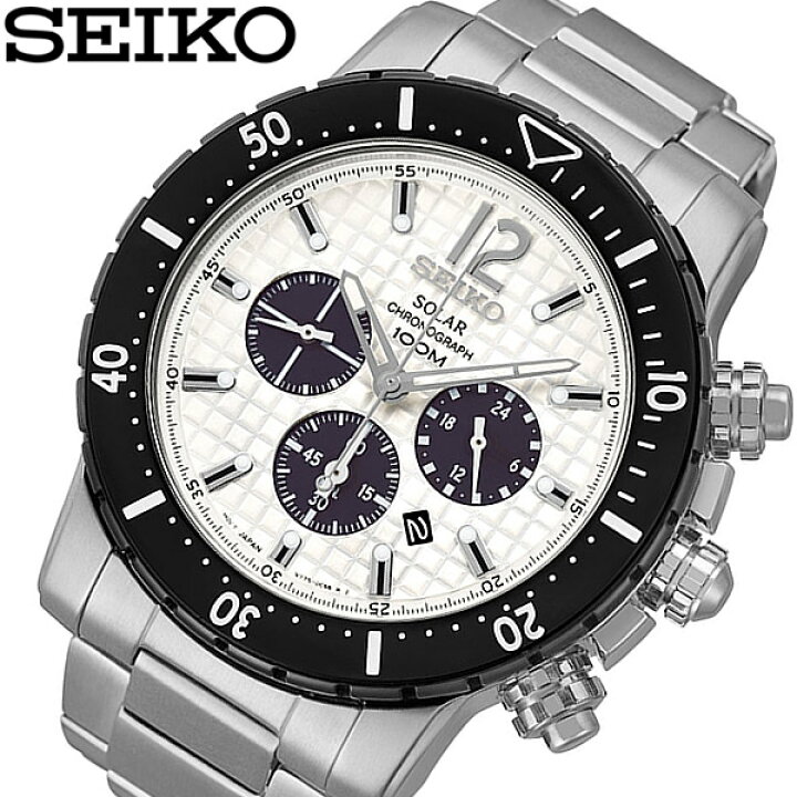 楽天市場】【送料無料】セイコー SEIKO 腕時計 メンズ クロノグラフ 