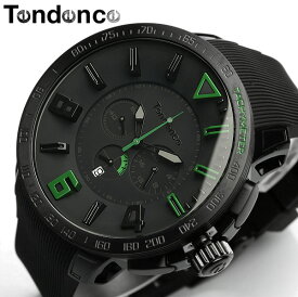 【送料無料】【テンデンス】【Tendence】 腕時計 メンズ ガリバースポーツ GULLIVERSPORT TT560003 うでどけい MEN'S ウォッチ ブラック×グリーン ラバー 10気圧防水