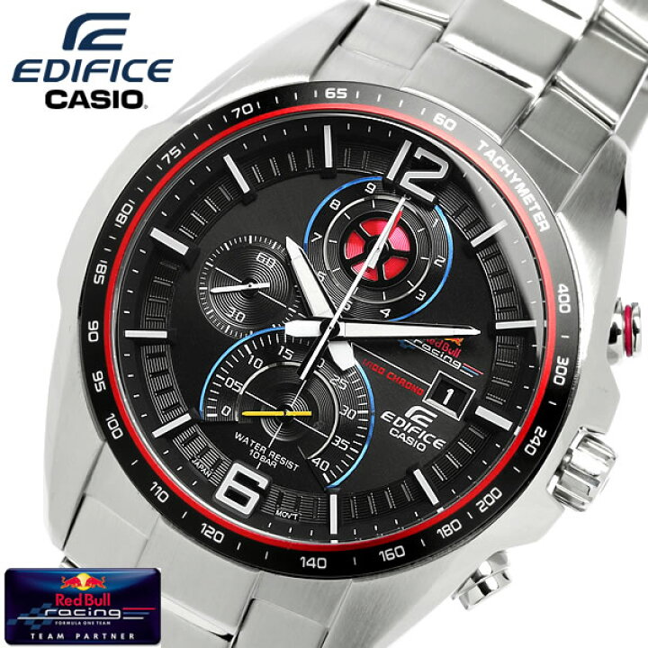 楽天市場】【送料無料】【CASIO】【カシオ】 EDIFICE レッドブル 