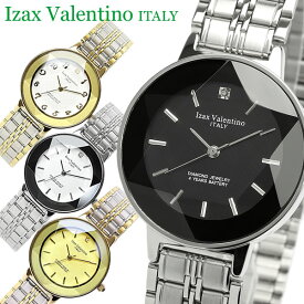 【Izac Valentino】【アイザックバレンチノ】 腕時計 メンズ 天然ダイヤ カットガラス IVG-200 Men's ブランド ウォッチ