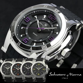 サルバトーレマーラ Salvatore Marra メンズ腕時計 SM14109 ラバー 男性用 MEN'S クォーツ うでどけい ウォッチ 10気圧防水