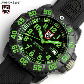 【送料無料】LUMINOX ルミノックス ネイビーシールズ カラーマークシリーズ 腕時計 メンズ グリーン 3067 LUMI-NOX うでどけい ウォッチ M'ens ミリタリーウオッチ