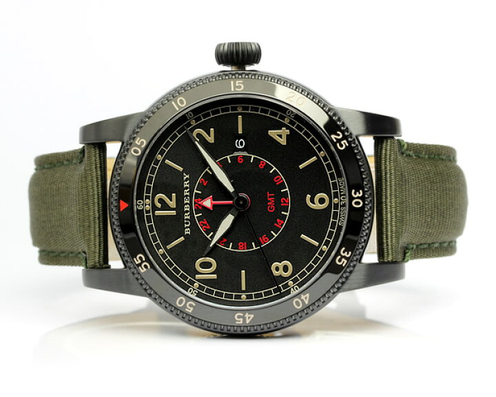 楽天市場】【送料無料】【BURBERRY】バーバリー 腕時計 メンズ GMT 