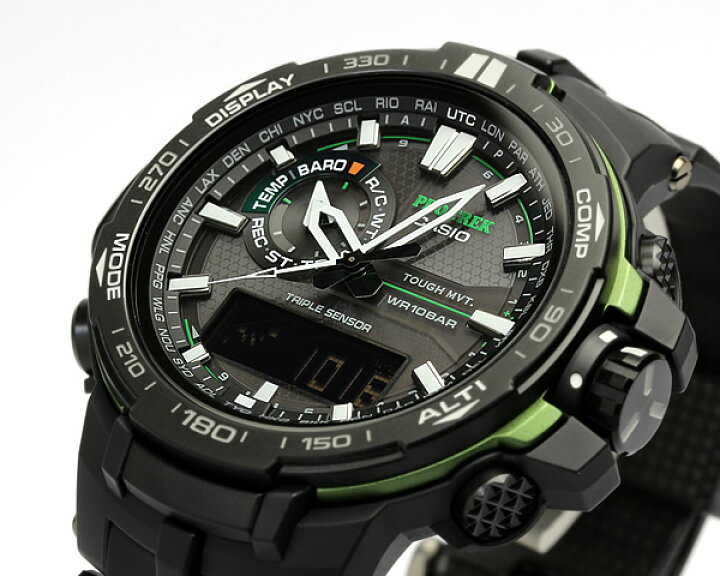 楽天市場】【CASIO PROTREK】 カシオ プロトレック 電波ソーラー腕時計 