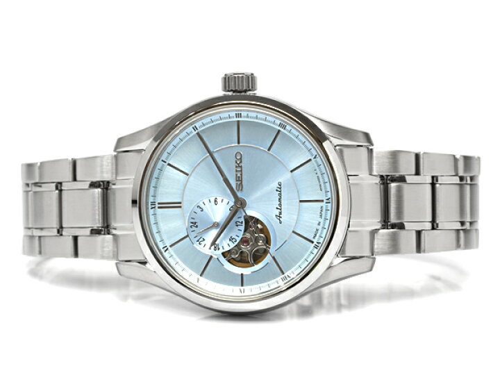 SEIKO プレサージュ 水色 SSA137J1 4R39-0002 うごけ 