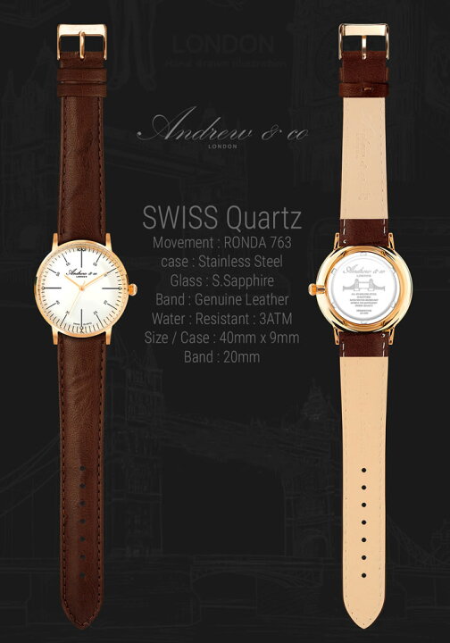 楽天市場】【送料無料】Andrew&co アンドリューアンドコー スイス 