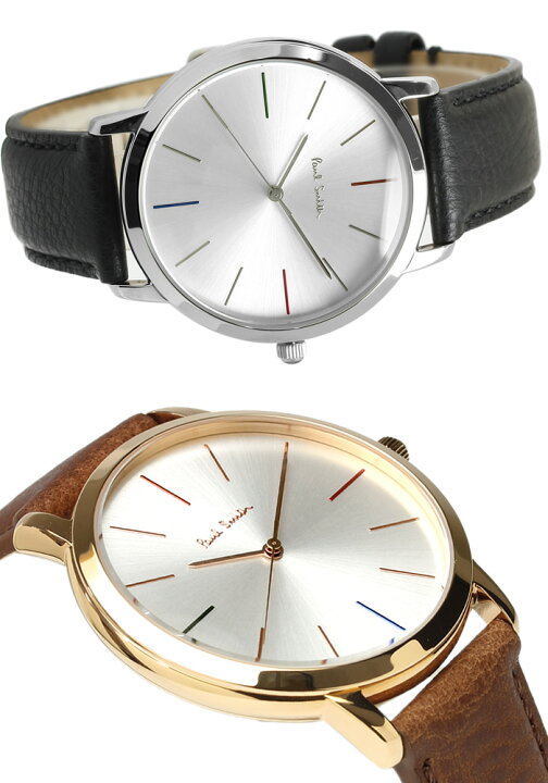 Paul Smith W8548 13 41mm Ma P ポールスミス メンズ 箱付き 腕時計 革ベルト ワンピなど最旬ア ポールスミス