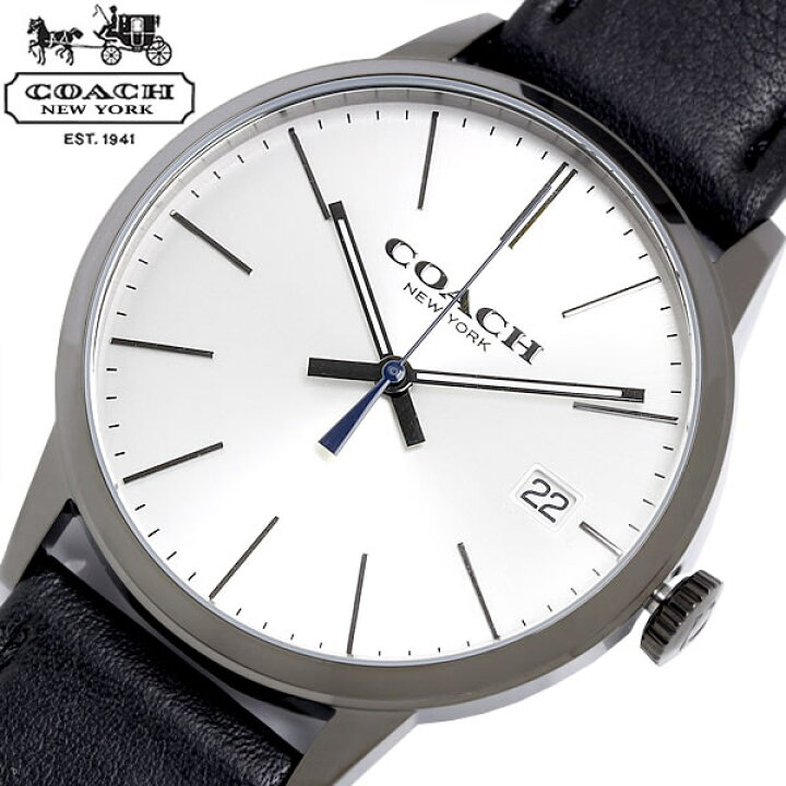 楽天市場】COACH コーチ メトロポリタン 腕時計 メンズ クオーツ 3気圧 