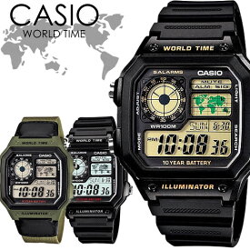 CASIO カシオ 腕時計 ウォッチ ユニセックス クオーツ 10気圧防水 ワールドタイム チープカシオ ギフト