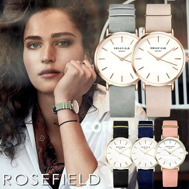 ROSE FIELD ローズフィールド 腕時計 レディース ウォッチ THE WEST VILLAGE 33mm 日本製クオーツ 3気圧防水 ステンレス 本革製 ヌバック RF-04