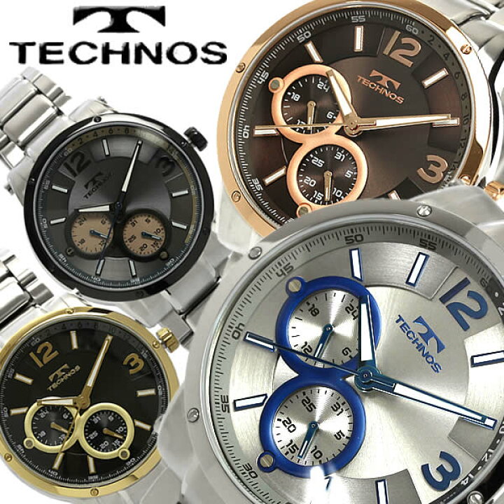 楽天市場】【送料無料】TECHNOS テクノス メンズ 腕時計 ウォッチ うで 