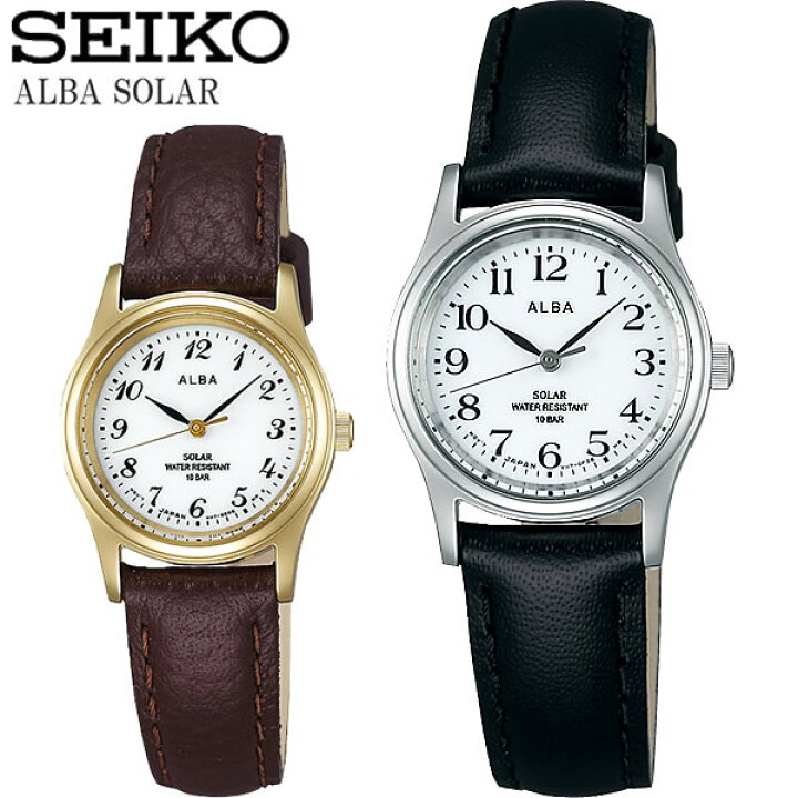 楽天市場】SEIKO ALBA セイコー アルバ ソーラー腕時計 レディース 