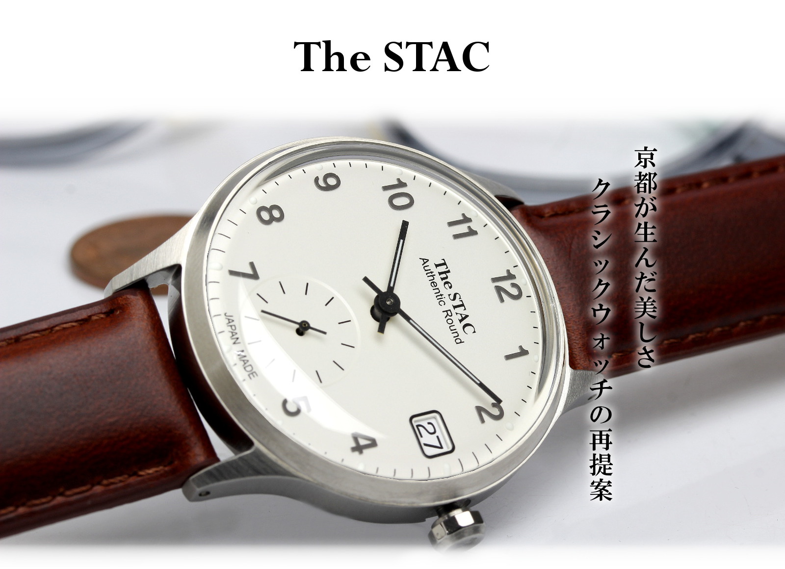 腕時計、アクセサリー レディース腕時計 楽天市場】The STAC ザ・スタック 日本製 腕時計 ウォッチ 革ベルト 