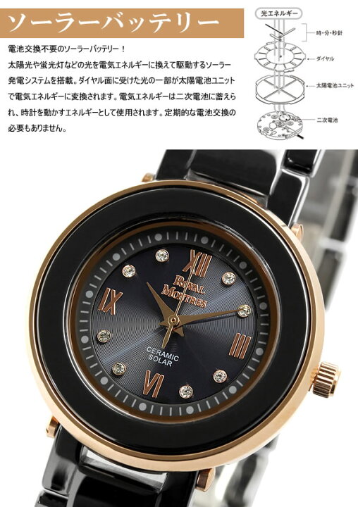 楽天市場】セラミック ロイヤルモントレスの通販 [新品電池] ROYAL 