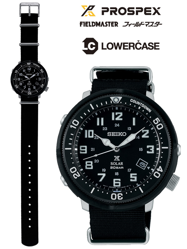 SEIKO セイコー PROSPEX プロスペックス フィールドマスター　LOWERCASE ソーラー ダイバーズ 腕時計 メンズ SBDJ027 |  CAMERON