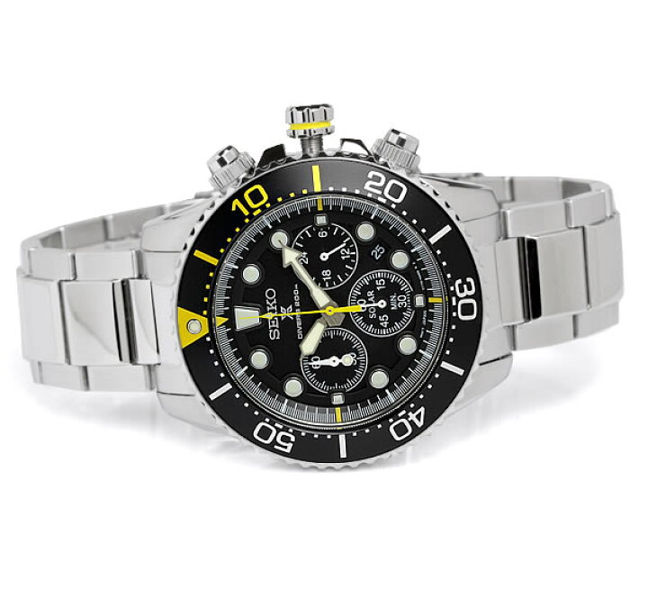 楽天市場】SEIKO セイコー ソーラー クロノグラフ ダイバーズウォッチ