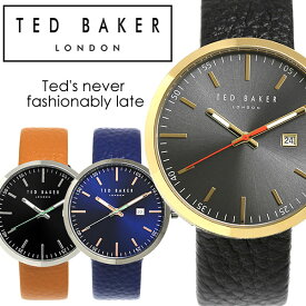 【訳あり・箱、保証書無し】TED BAKER テッドベイカー テッドベーカー 腕時計 ウォッチ メンズ 男性用 クオーツ 5気圧防水 デイトカレンダー tb01 ギフト