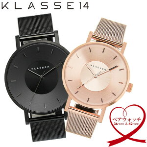 �y�������K�i 2�N�ۏ؁z�y�A�E�H�b�` KLASSE14 �r���v VO14RG003W VO17BK005M 42mm×36mm �����Y ���f�B�[�X ���b�V���x���g KLASSE S �y�A �J�b�v�� �N���X�t�H�[�e�B�[��
