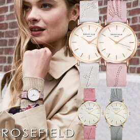 ROSE FIELD ローズフィールド City Bloom 腕時計 ウォッチ レディース 女性用 革ベルト 刺繍 33mm
