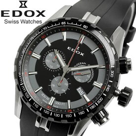 【楽天スーパーSALE】EDOX エドックス グランドオーシャン 腕時計 メンズ クオーツ クロノグラフ 300m防水 カレンダー 10226-357nca-ninro ギフト