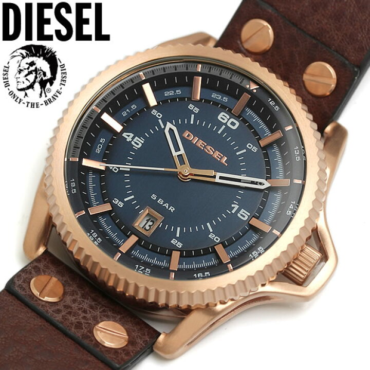 楽天市場】【送料無料】DIESEL ディーゼル 腕時計 革ベルト レザー 