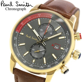 【楽天スーパーSALE】Paul Smith ポールスミス 腕時計 メンズ クロノグラフ クオーツ 日常生活防水 カレンダー ps0110022 ギフト