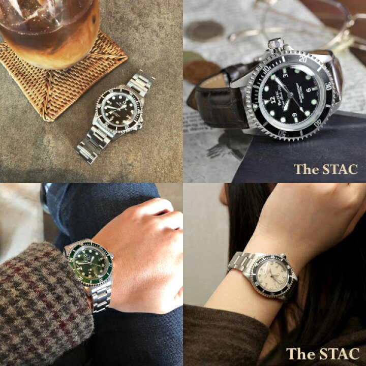 楽天市場】The STAC ザ・スタック 日本製 38mm スイープセコンド 国産 