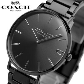 COACH コーチ チャールズ CHALS ブラック メンズ 41mm 腕時計 ウォッチ カジュアル ファッション 14602431