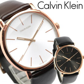 カルバンクライン 腕時計 メンズ 革ベルト レザー ブランド シンプル ユニセックス 型押し レザー ウォッチ ポッシュ POSH 3気圧防水 k8q316g6 k8q316c3 Calvin Klein