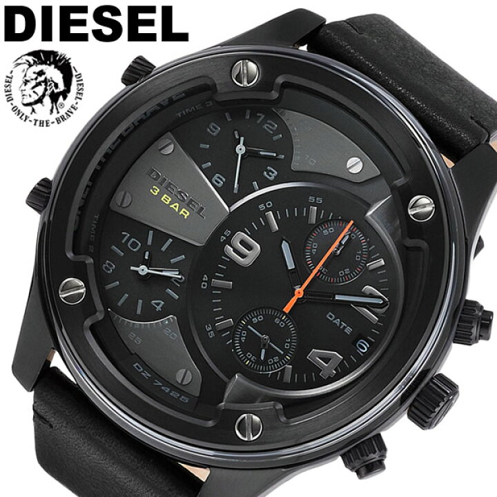 楽天市場】【DIESEL】 ディーゼル 腕時計 メンズ トリプルタイム 