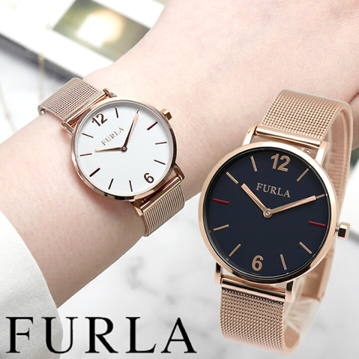 楽天市場 送料無料 Furla フルラ 腕時計 ウォッチ レディース 女性用 クオーツ 日常生活防水 メッシュベルト シンプル R R Furla03 Cameron