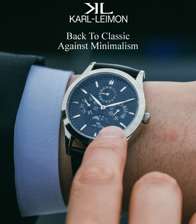 楽天市場】【国内正規品】カルレイモン KARL-LEIMON 日本製 腕時計 