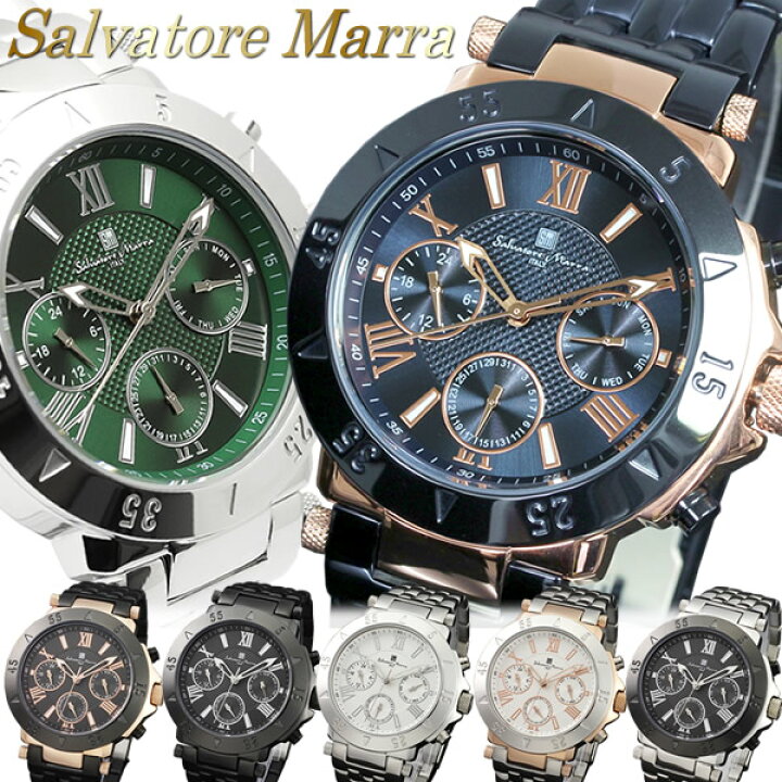 楽天市場】サルバトーレマーラ Salvatore Marra メンズ腕時計 SM14118 