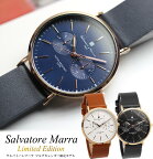 Salvatore Marra サルバトーレマーラ 腕時計 メンズ レディース 薄型 マルチカレンダー クラシック 革ベルト レザー 38mm ブランド 人気 シンプル ウォッチ SM15117L