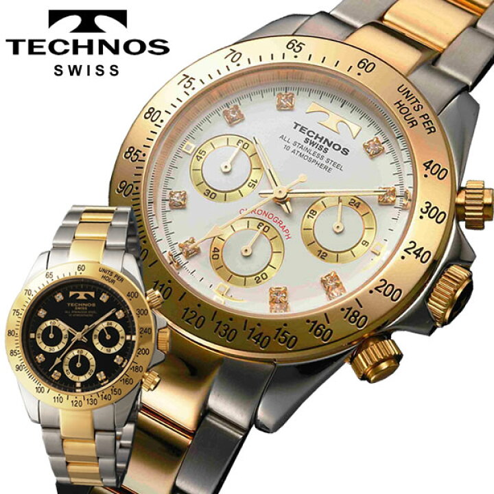 楽天市場】【送料無料】[メーカー正規品]TECHONOS テクノス腕時計 